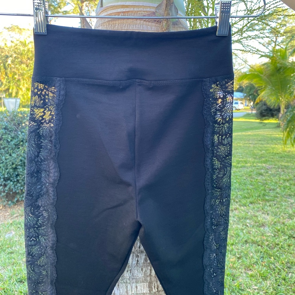 Black Lace RARE Lace Leggings - Picture 13 of 14